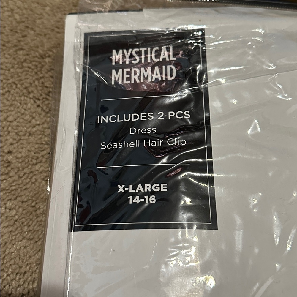 Mystical Mermaid Halloween Costume Xl (14-16) New - Picture 4 of 5